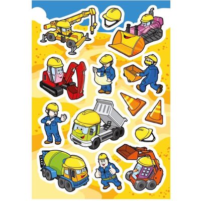 Herma Sticker, Sticker Baustelle (42 Sticker) Herma Sticker, Sticker Baustelle (42 Sticker)