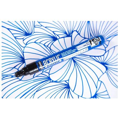 Pebeo, Marker, Acrylic Marker Extra Dünn Rundspitze 0,7mm Pebeo, Marker, Acrylic Marker Extra Dünn Rundspitze 0,7mm