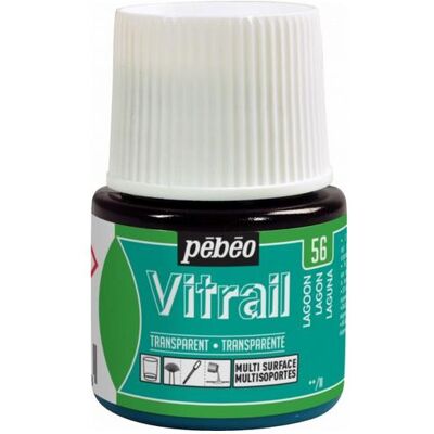 Pebeo, Künstlerfarbe + Bastelfarbe, Vitrail Transparentfarben (45 ml) Pebeo, Künstlerfarbe + Bastelfarbe, Vitrail Transparentfarben (45 ml)