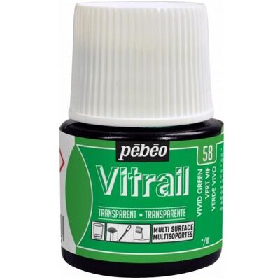 Pebeo, Künstlerfarbe + Bastelfarbe, Vitrail Transparentfarben (45 ml) Pebeo, Künstlerfarbe + Bastelfarbe, Vitrail Transparentfarben (45 ml)