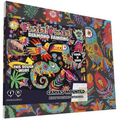 Planet Diamond art p lrred 30x40cm, fiesta Planet Diamond art p lrred 30x40cm, fiesta