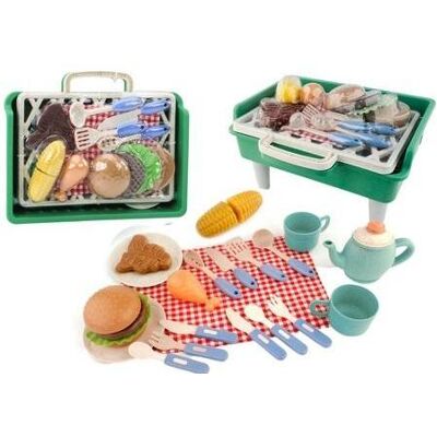 Lean Toys Set zum Grillen von Speisen, Besteck Lean Toys Set zum Grillen von Speisen, Besteck