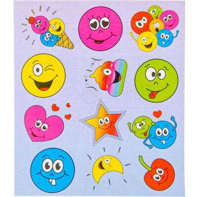 LG Imports, Sticker, Aufkleberbogen Gesichter (12 Sticker) LG Imports, Sticker, Aufkleberbogen Gesichter (12 Sticker)