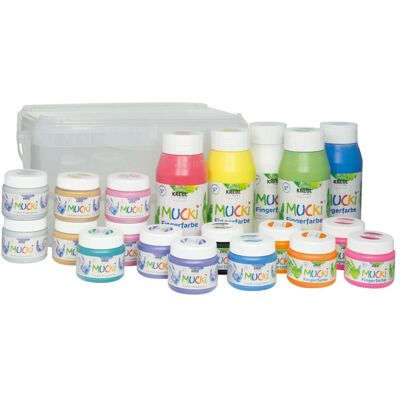 Kreul, Künstlerfarbe + Bastelfarbe, Big Box zum Malen mit Fingerfarben (150 ml) Kreul, Künstlerfarbe + Bastelfarbe, Big Box zum Malen mit Fingerfarben (150 ml)