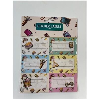 Creative Toys, Sticker, Name labels - School motifs (1337) Creative Toys, Sticker, Name labels - School motifs (1337)