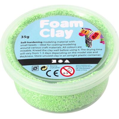 Foam Clay, Modelliermasse, Neongrün Foam Clay, Modelliermasse, Neongrün