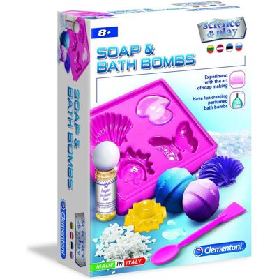 Clementoni soap bomb production kit (LT + LV + EE), 50540 Clementoni soap bomb production kit (LT + LV + EE), 50540