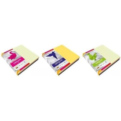 Interdruk, Bastelpapier, Origami 10x10cm MIX x 100K (100x) Interdruk, Bastelpapier, Origami 10x10cm MIX x 100K (100x)