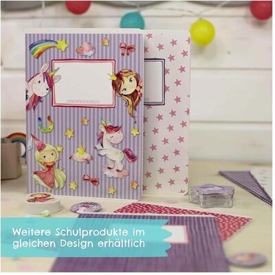 Papierdrachen Schulhefte 4er Set DIN A4 - Einhorn (VE 4) Papierdrachen Schulhefte 4er Set DIN A4 - Einhorn (VE 4)