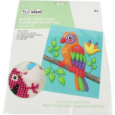 Magni Diamond Painting Papagei 25x20cm Magni Diamond Painting Papagei 25x20cm