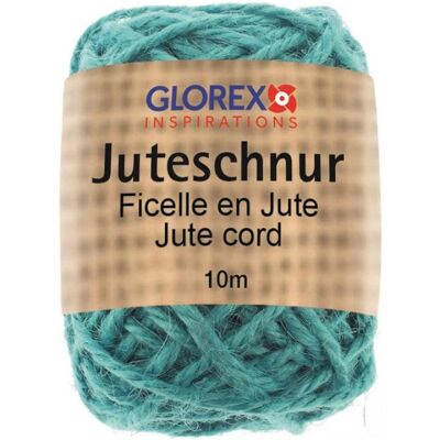 Glorex Juteschnur 10m türkis, Garn + Wolle, Türkis Glorex Juteschnur 10m türkis, Garn + Wolle, Türkis