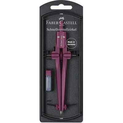 Faber-Castell Schnellverstellzirkel STREAM, sortiert, Zirkel, Mehrfarbig Faber-Castell Schnellverstellzirkel STREAM, sortiert, Zirkel, Mehrfarbig