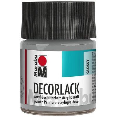 Marabu, Künstlerfarbe + Bastelfarbe, Acryllack "Decorlack", metallic-silber, 50 ml,im Glas (50 ml) Marabu, Künstlerfarbe + Bastelfarbe, Acryllack "Decorlack", metallic-silber, 50 ml,im Glas (50 ml)