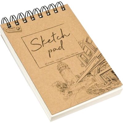 Grafix, Heft + Block, Skizzenblock, 80 Blatt (11 x 16.5 cm, Blanko) Grafix, Heft + Block, Skizzenblock, 80 Blatt (11 x 16.5 cm, Blanko)