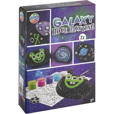 Grafix Malerei auf Strasssteinen: Galaxie Grafix Malerei auf Strasssteinen: Galaxie