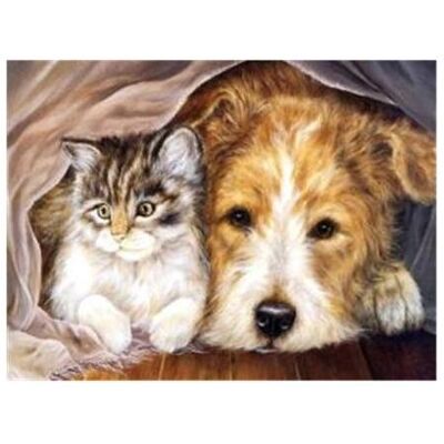 Magni PRACHT Diamond Painting Tierische Freunde 40x30cm Magni PRACHT Diamond Painting Tierische Freunde 40x30cm