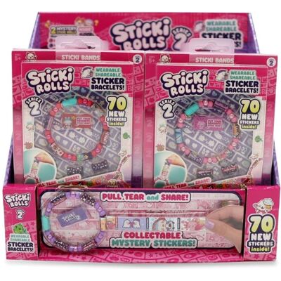 Jazwares Sticki-Rollen Einzelpackung Welle 2 Jazwares Sticki-Rollen Einzelpackung Welle 2