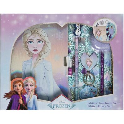 Undercover, Heft + Block, Glitzerndes Tagebuch-Set Frozen - 6-teilig. Undercover, Heft + Block, Glitzerndes Tagebuch-Set Frozen - 6-teilig.