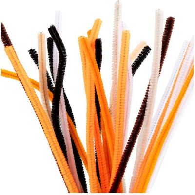 Creativ Company, Draht, Chenilledraht 25 Stück, Halloween Farben, Länge: 30 cm (0.30 m) Creativ Company, Draht, Chenilledraht 25 Stück, Halloween Farben, Länge: 30 cm (0.30 m)