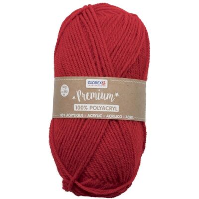 Glorex Premium 100% Acryl, Garn + Wolle, Rot Glorex Premium 100% Acryl, Garn + Wolle, Rot