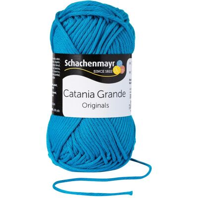 Schachenmayr Catania Grande", 50g, ca. 63 m, Garn + Wolle, Blau Schachenmayr Catania Grande", 50g, ca. 63 m, Garn + Wolle, Blau