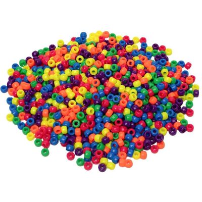 Colorations - Ponyperlen Neon 6x9 mm, 1000 Stk. Colorations - Ponyperlen Neon 6x9 mm, 1000 Stk.