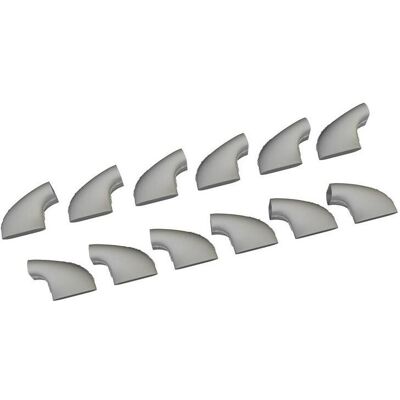 Eduard Bf 109G-5/6 exhaust stacks PRINT for Airfix Eduard Bf 109G-5/6 exhaust stacks PRINT for Airfix