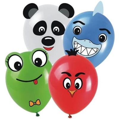 Arpex Tierballons zum Selbermachen, 4 Muster, 6 Stk (6x) Arpex Tierballons zum Selbermachen, 4 Muster, 6 Stk (6x)