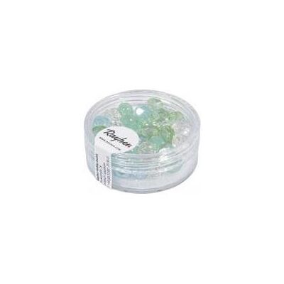 Rayher Glas Schliffperle, 6mm ø, meergrün, 50 Stück Rayher Glas Schliffperle, 6mm ø, meergrün, 50 Stück