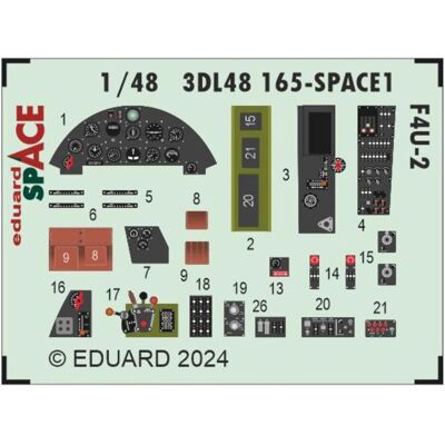 Eduard F4U-2 SPACE 1/48 MAGIC FACTORY Eduard F4U-2 SPACE 1/48 MAGIC FACTORY