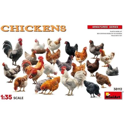 Mini art Chickens Mini art Chickens