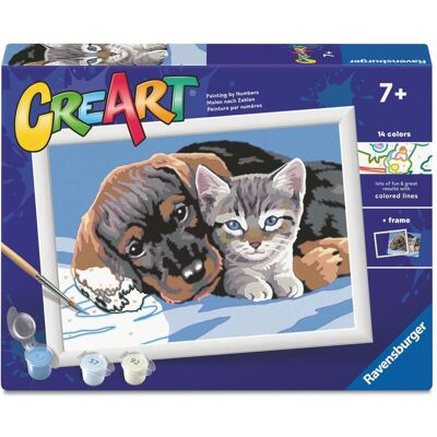 Ravensburger CreArt - Malen nach Zahlen - Zwei Freunde Ravensburger CreArt - Malen nach Zahlen - Zwei Freunde