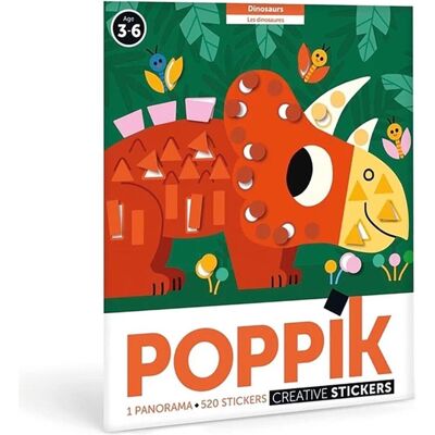 Poppik - Sticker Panorama Poster Dinosaurier - Poster Poppik - Sticker Panorama Poster Dinosaurier - Poster