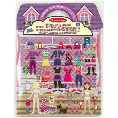 Melissa & Doug, Sticker, MELISSA Reusable Puffy Stickers - Dress-Up (76 Sticker) Melissa & Doug, Sticker, MELISSA Reusable Puffy Stickers - Dress-Up (76 Sticker)