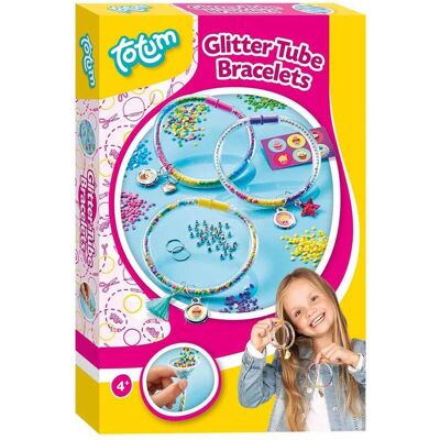 Totum Herstellung von Glitter Tubes Armbändern Totum Herstellung von Glitter Tubes Armbändern