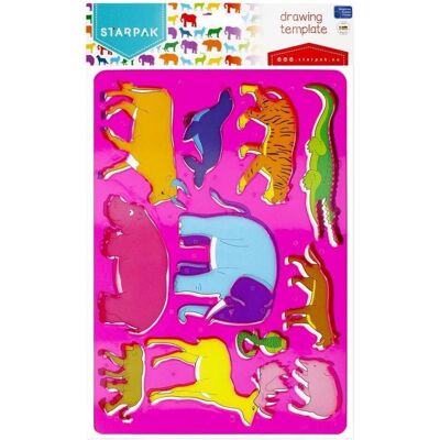 Starpak, Mal Zubehör, Plastiktierschablone Starpak, Mal Zubehör, Plastiktierschablone