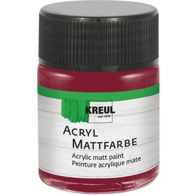 Kreul, Künstlerfarbe + Bastelfarbe, Acryl Mattfarbe, 50 ml (50 ml) Kreul, Künstlerfarbe + Bastelfarbe, Acryl Mattfarbe, 50 ml (50 ml)