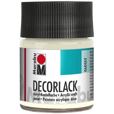 Marabu, Künstlerfarbe + Bastelfarbe, Acryllack "Decorlack", farblos, 50 ml, im Glas (50 ml) Marabu, Künstlerfarbe + Bastelfarbe, Acryllack "Decorlack", farblos, 50 ml, im Glas (50 ml)