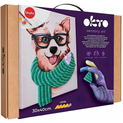 Okto 3D Modellier- und Malset Fashion Dog Okto 3D Modellier- und Malset Fashion Dog