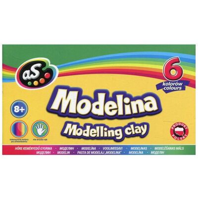 Astra, Modelliermasse, Schulmodelliermasse 6 Farben AS Astra, Modelliermasse, Schulmodelliermasse 6 Farben AS