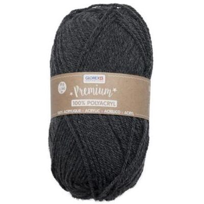 Glorex Premium 100% Acryl, 50g, Garn + Wolle, Grau Glorex Premium 100% Acryl, 50g, Garn + Wolle, Grau