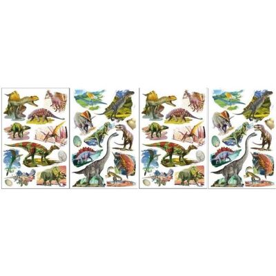 Craft with Fun, Sticker, 3D-Dinosaurier-MIX-Aufkleber (4 Sticker) Craft with Fun, Sticker, 3D-Dinosaurier-MIX-Aufkleber (4 Sticker)