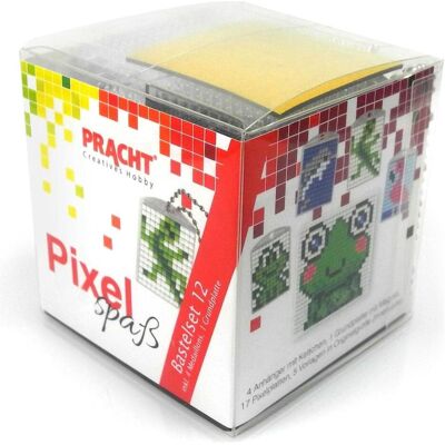 Magni Pixel P90032-63501 Lustiges Bastelset 12, zum Gestalten von 4 Schlüsselanhängern (Medaillons) für Ki Magni Pixel P90032-63501 Lustiges Bastelset 12, zum Gestalten von 4 Schlüsselanhängern (Medaillons) für Ki