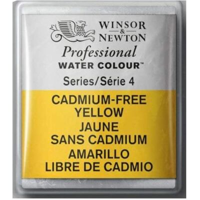 Winsor & Newton, Künstlerfarbe + Bastelfarbe, Watercolour proff. 1/2 pan cadminum-free, yellow Winsor & Newton, Künstlerfarbe + Bastelfarbe, Watercolour proff. 1/2 pan cadminum-free, yellow