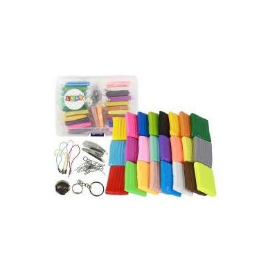 Lean Toys Leantoys Kreativset Knete Modelliermasse 24 Farben Zubehör Lean Toys Leantoys Kreativset Knete Modelliermasse 24 Farben Zubehör