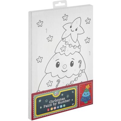Grafix Malen nach Zahlen Leinwand Weihnachten - 29,7 x 19,5 cm Grafix Malen nach Zahlen Leinwand Weihnachten - 29,7 x 19,5 cm