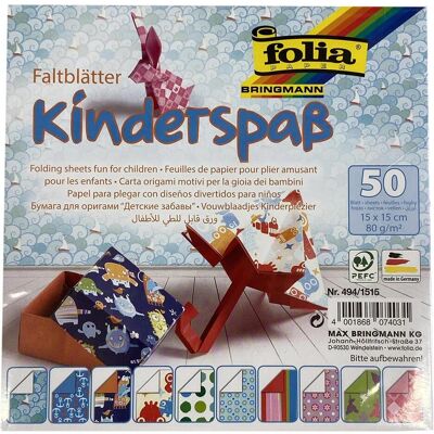 Folia, Bastelpapier, Faltblätter Kinderspass (80 g/m², 50x) Folia, Bastelpapier, Faltblätter Kinderspass (80 g/m², 50x)