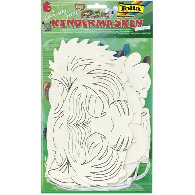 Folia Kindermasken Tiere exotisch Folia Kindermasken Tiere exotisch