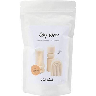 Creativ Company, Modelliermasse, Wachs aus Soja Creme, 250 g, Packungsgrösse: 1 Creativ Company, Modelliermasse, Wachs aus Soja Creme, 250 g, Packungsgrösse: 1