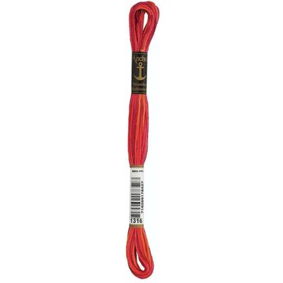 Anchor Sticktwist Multicolor 8 m 01316 8 m, Garn + Wolle, Mehrfarbig Anchor Sticktwist Multicolor 8 m 01316 8 m, Garn + Wolle, Mehrfarbig